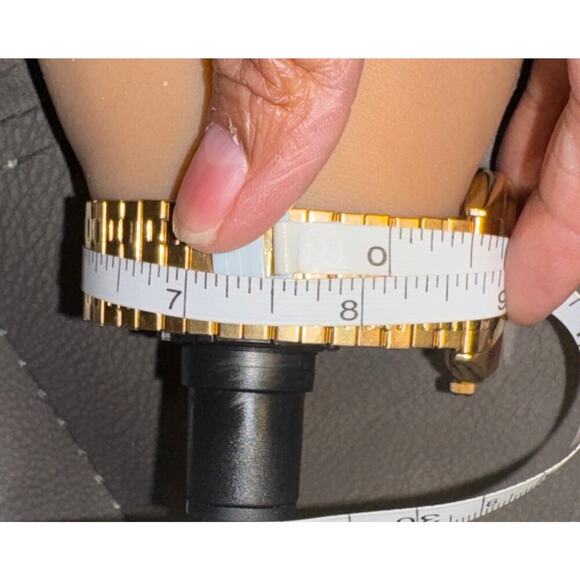 -WATCH MEN Armitron Gold Stainless Steel W/Day Date Quartz - Picture 4 of 13